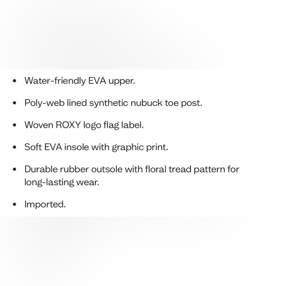 NWT! ROXY AWESOME FLIP FLOPS/ SANDALS! SIZE 9! 5 ⭐️ REVIEWS ON ALL SITES! - Picture 5 of 5